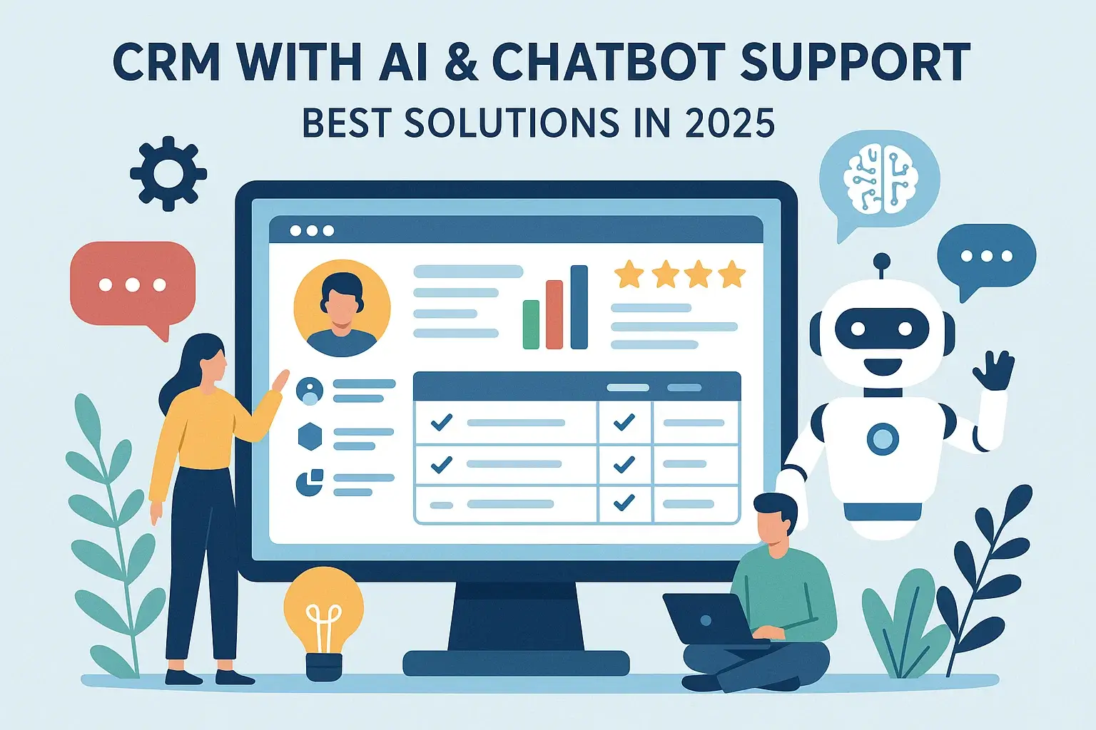 CRM with AI & Chatbot Support: Best Solutions in 2025
